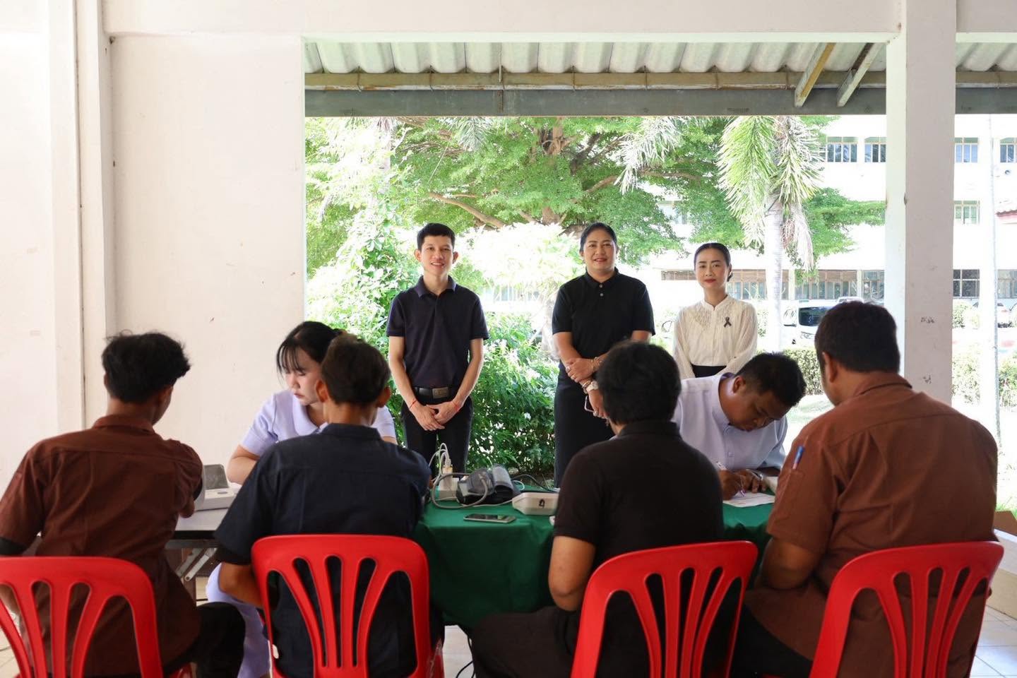 โครงการตรวจสุขภาพนักเรียน นักศึกษา ประจำปีการศึกษา 2569 วันพฤหัสบดีที่ 23 กรกฎาคม 2569 ณ หอประชุมโรงอาหาร วิทยาลัยการอาชีพมหาราช